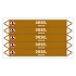 Značení potrubí, diesel,5 ks, 150 × 12 mm